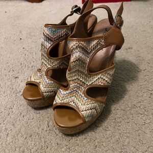 Lucky brand wedges. Good condition